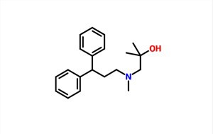 1- (3,3-дифенил-Н-метилпропиламино) -2-метил-2-пропанол ЦАС 100442-33-9